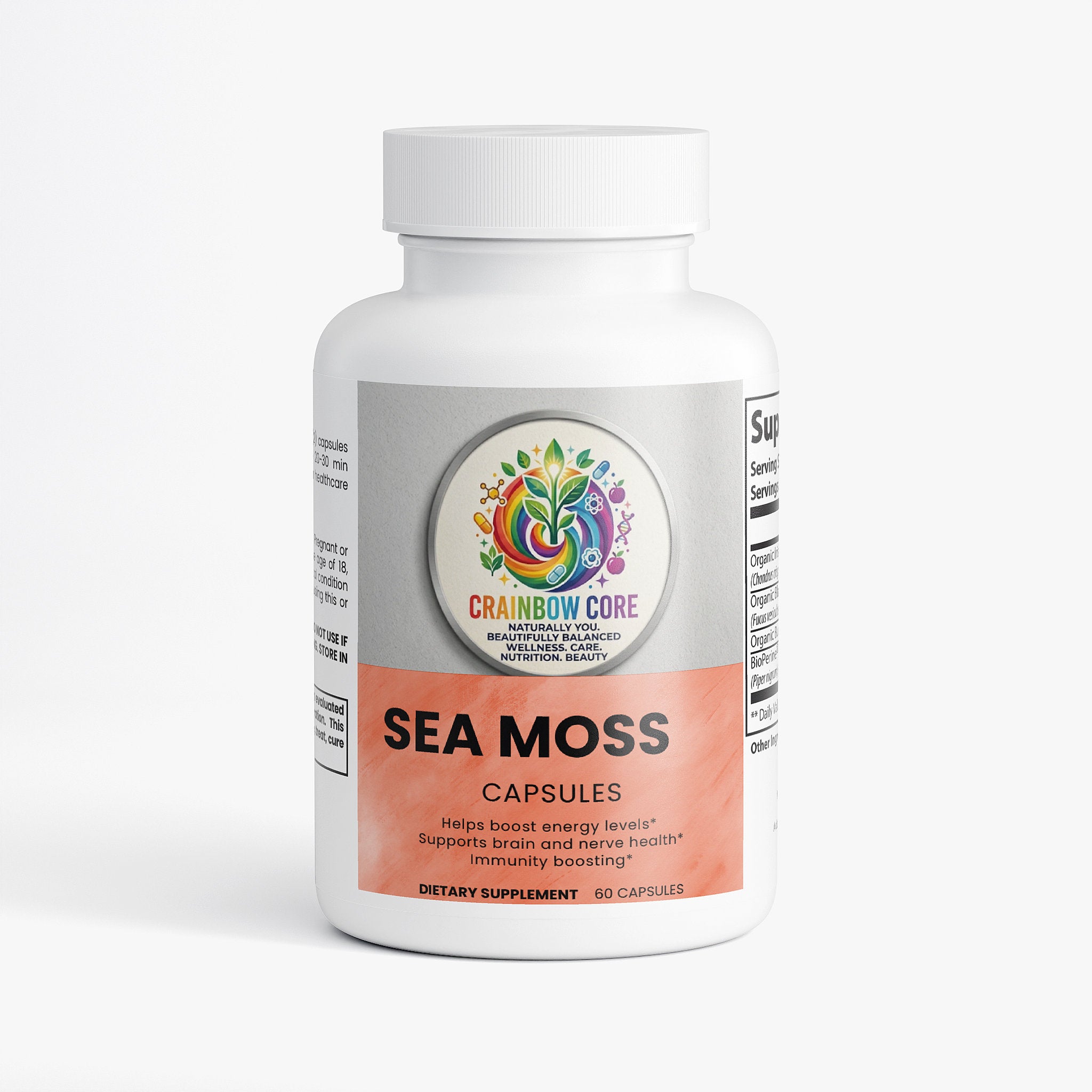 Sea Moss                                                                                                       Natural mineral - rich superfood for daily wellness and vitality.
