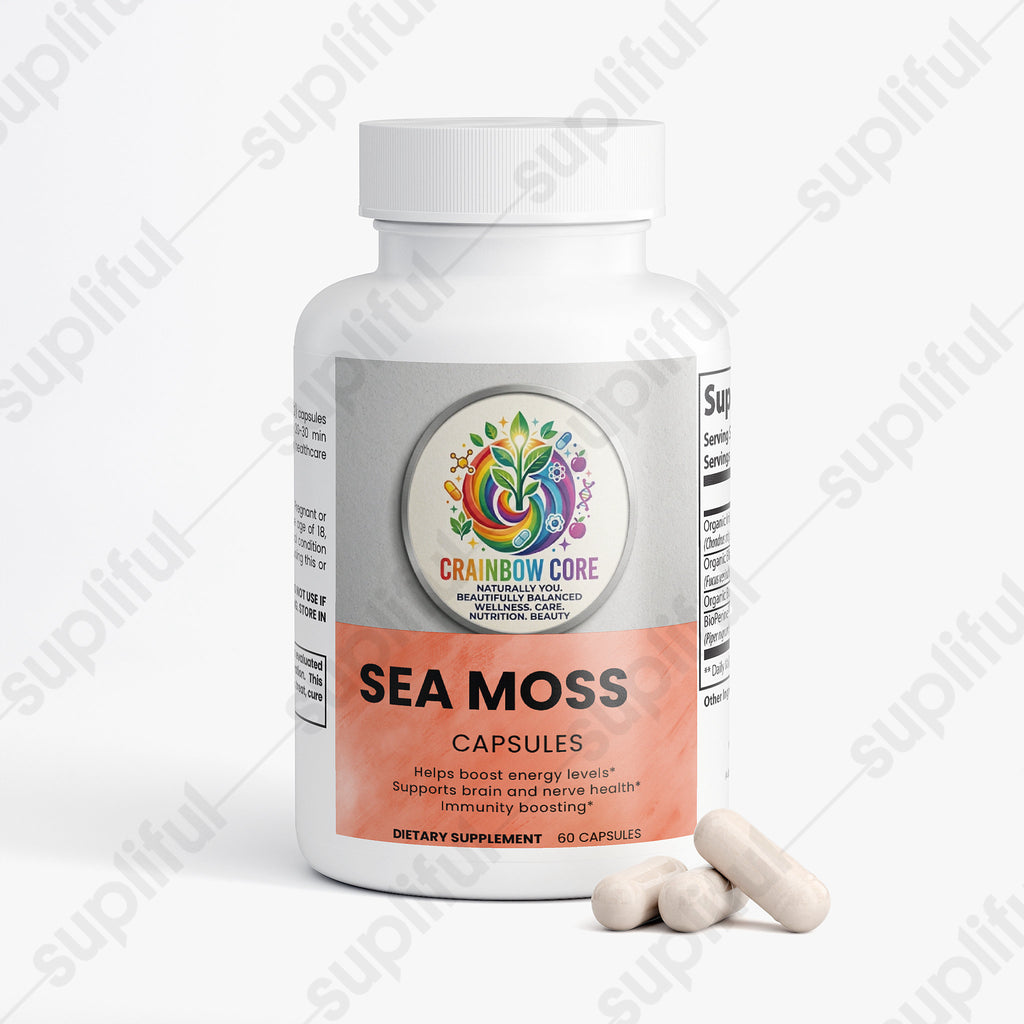 Sea Moss                                                                                                       Natural mineral - rich superfood for daily wellness and vitality.