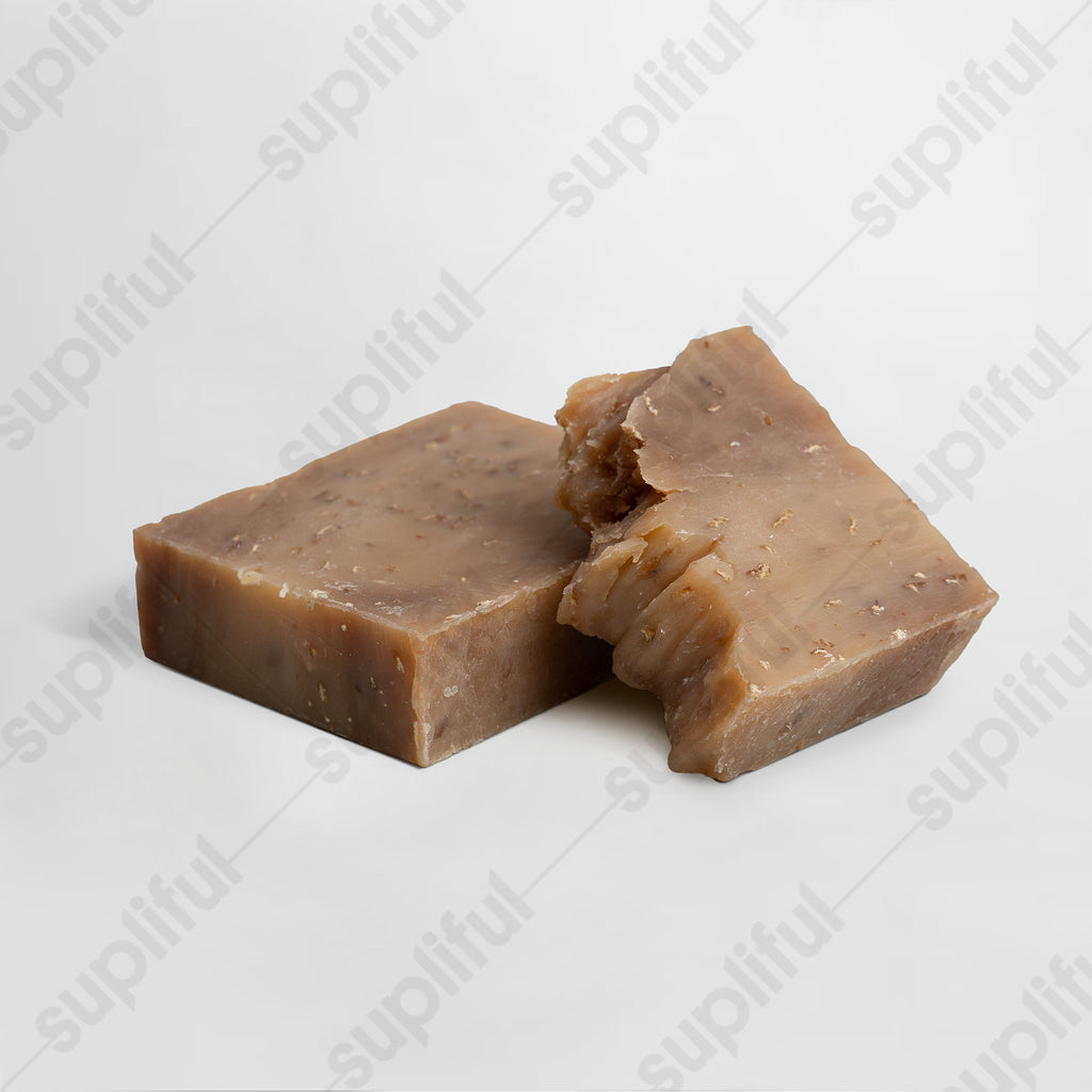 Oat Milk Honey Soap                                            Gentle cleansing with natural oats and soothing honey for soft, hydrated skin.