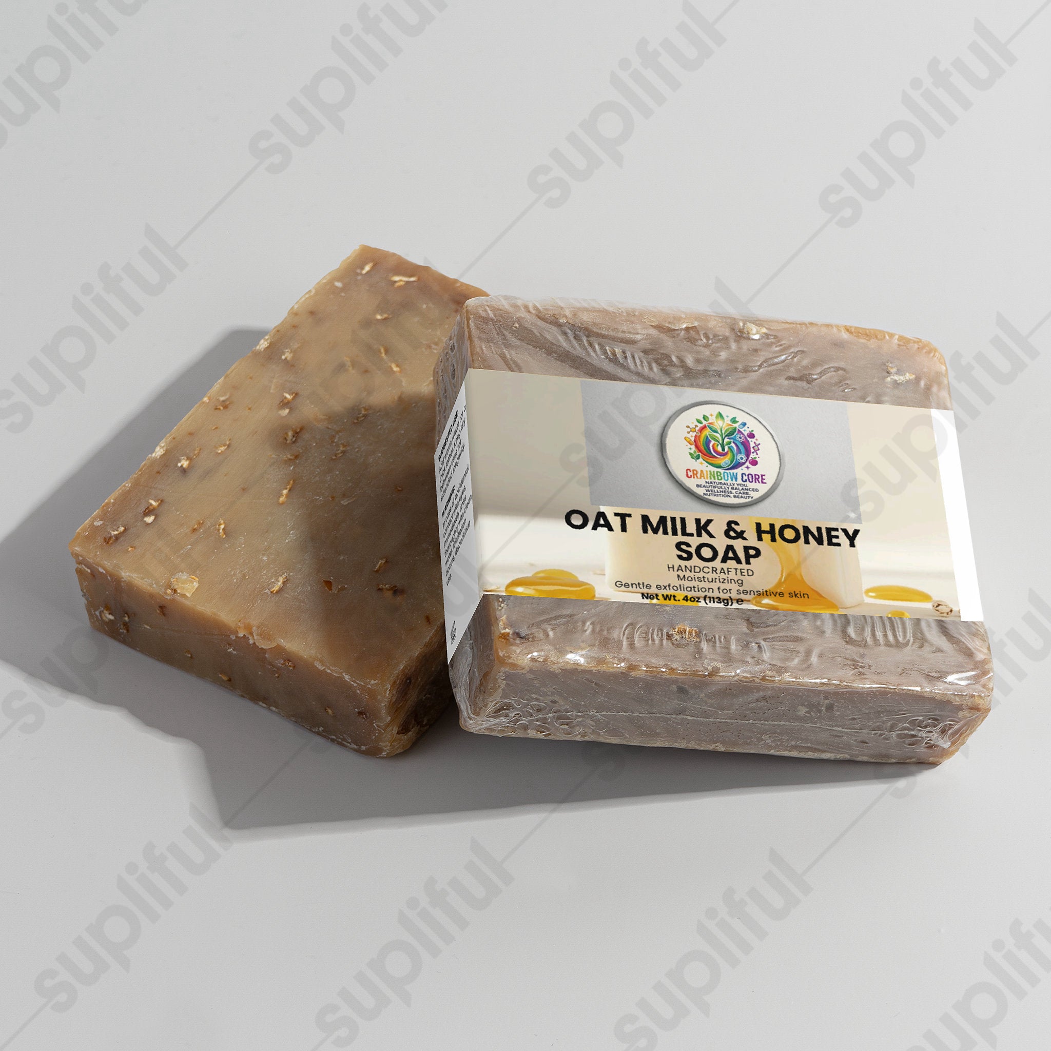 Oat Milk Honey Soap                                            Gentle cleansing with natural oats and soothing honey for soft, hydrated skin.