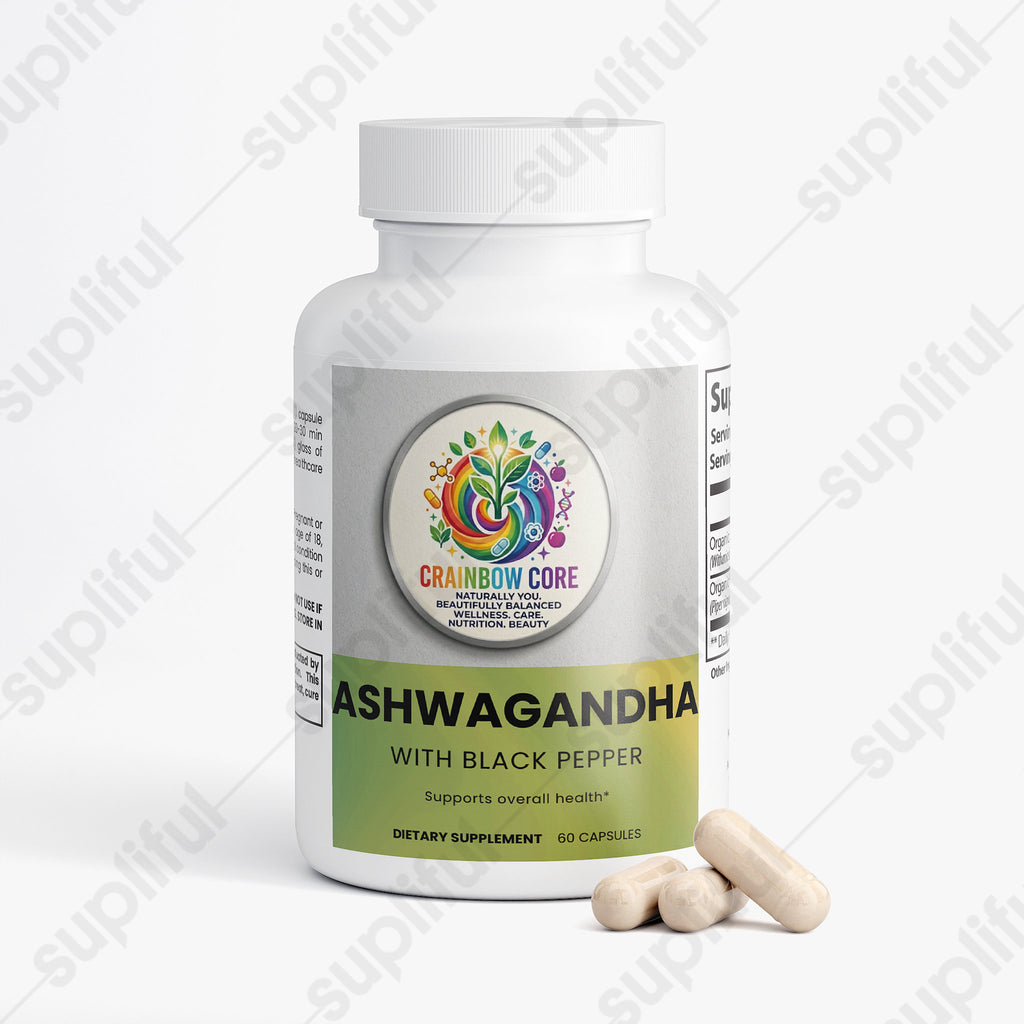 Ashwagandha                                                                                               Natural adaptogen for daily balance and stress support.