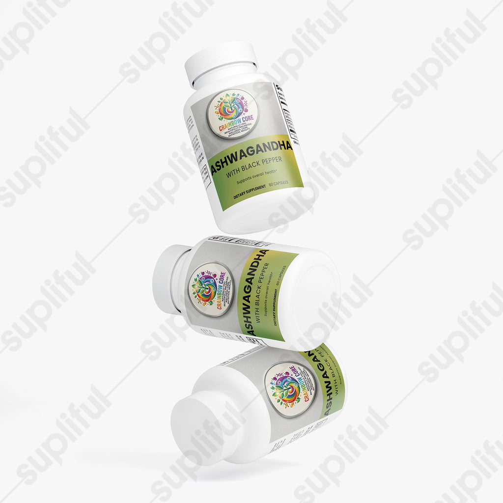 Ashwagandha                                                                                               Natural adaptogen for daily balance and stress support.