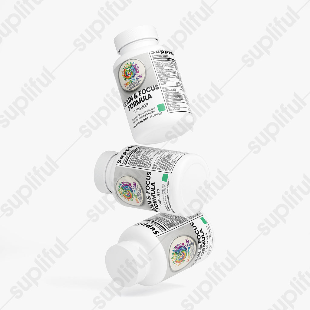 Brain & Focus Formula                                                                                       Daily cognitive support clarity, focus, and daily mental energy.