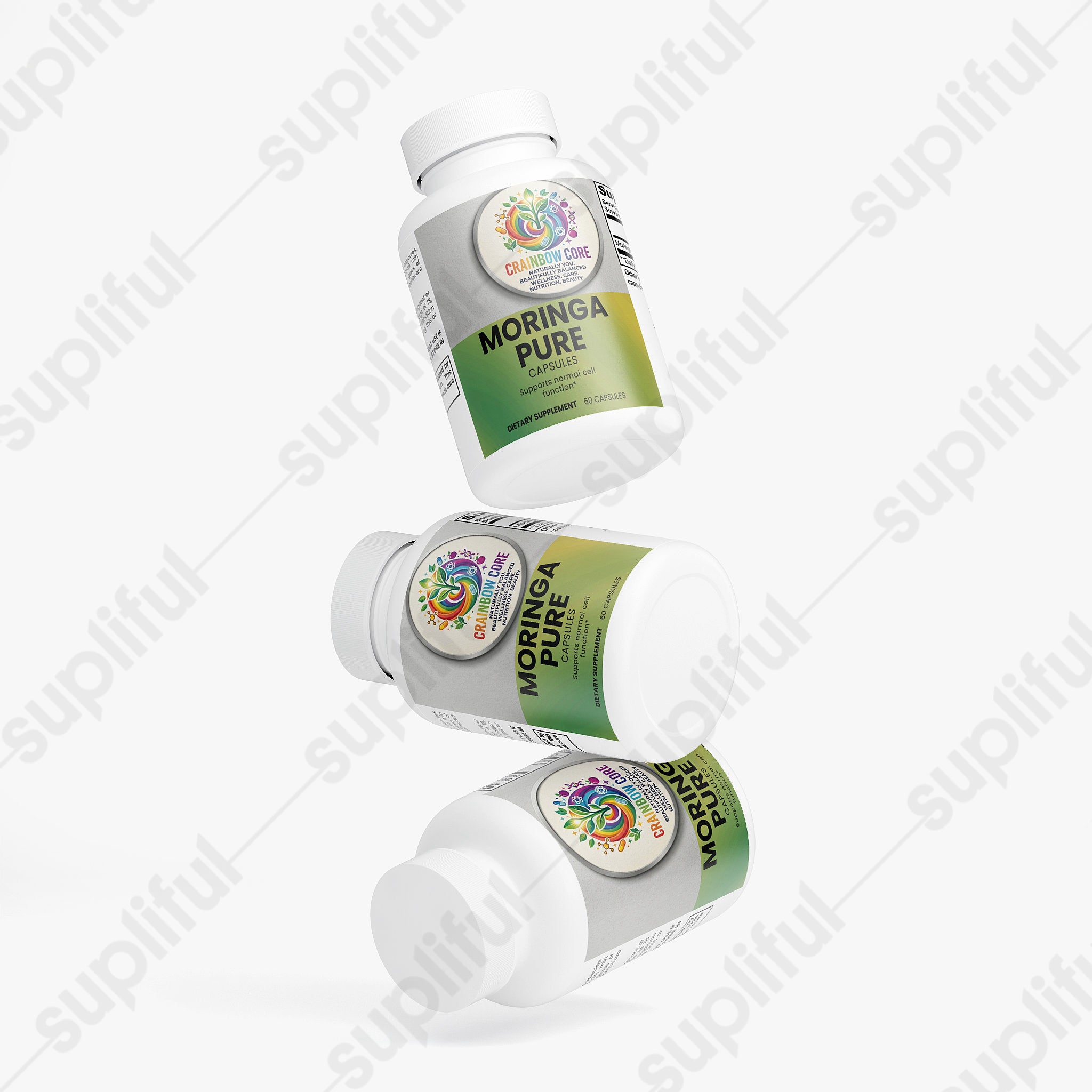 Moringa Pure                                                                                                                                  Nutrients - rich herbal support for energy, immunity, and daily wellness.