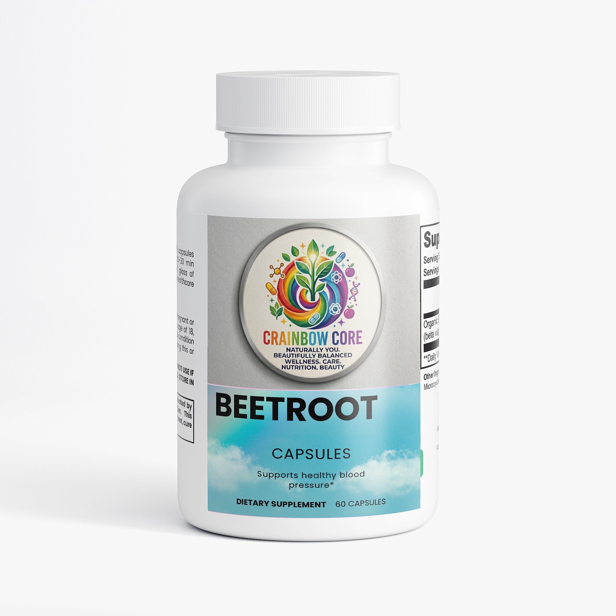 Beetroot                                                                                                          Natural support for energy, circulation, and nitric oxide production.