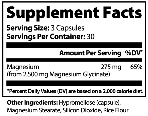 Magnesium Glycinate                                                                                  Gentle, highly bioavailable magnesium for calm muscle relaxation, and cognitive wellness.